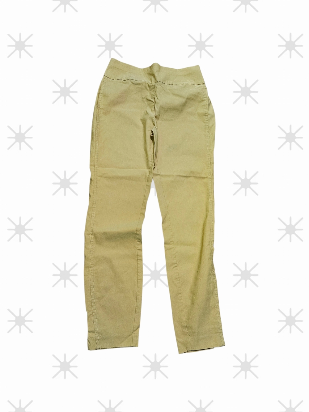 NY&Co 7th Avenue Design Studio Yellow Skinny Leg Pull-On Pants Size Small